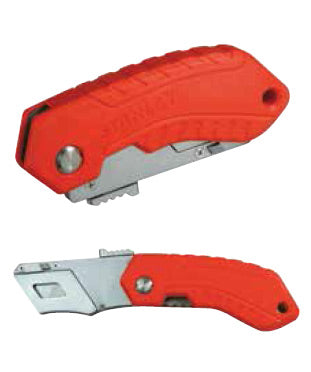 Stanley 0-10-243 - Cuchillo de seguridad autoretráctil y plegable, 160 mm