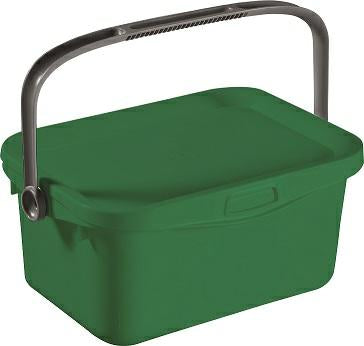 Curver 00363 – 208 – 00 Bio Caja 25,7 x 17,7 x 11,3 cm en Verde/Plata, Plástico, 25,7 x 17.7 x 11.3 cm