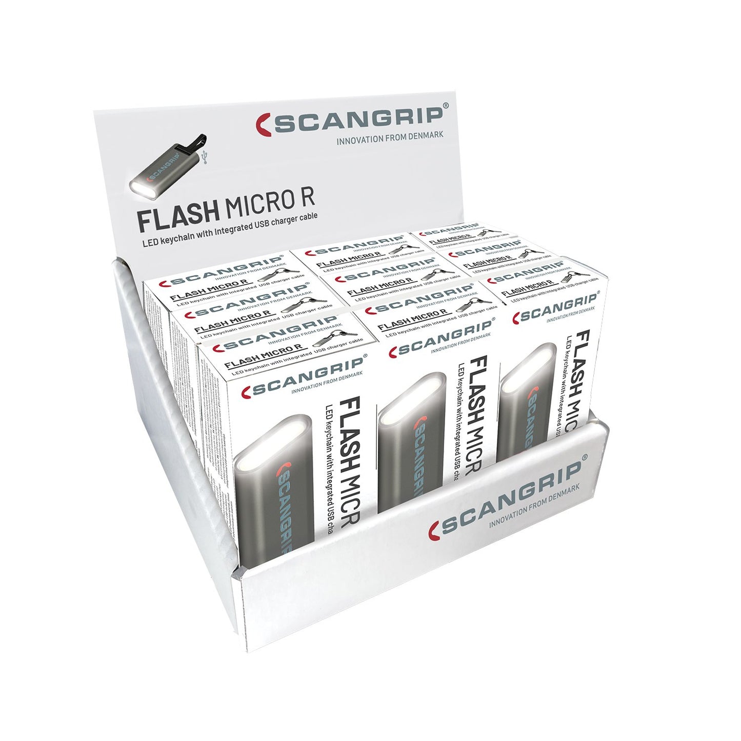 Scangrip 03.5113 - Linterna FLASH MICRO R