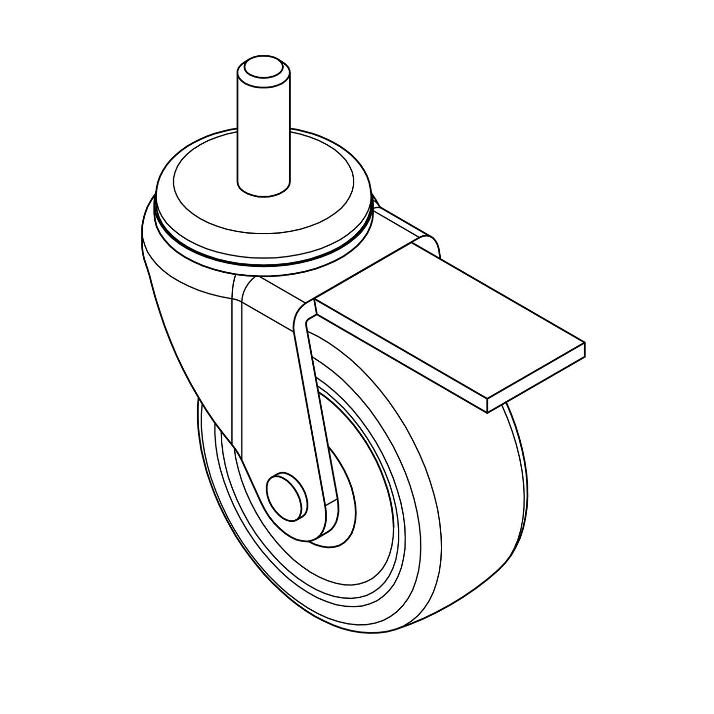 Scangrip 03.5397 - Recambio WHEEL FOR WHEEL STAND - LOCK