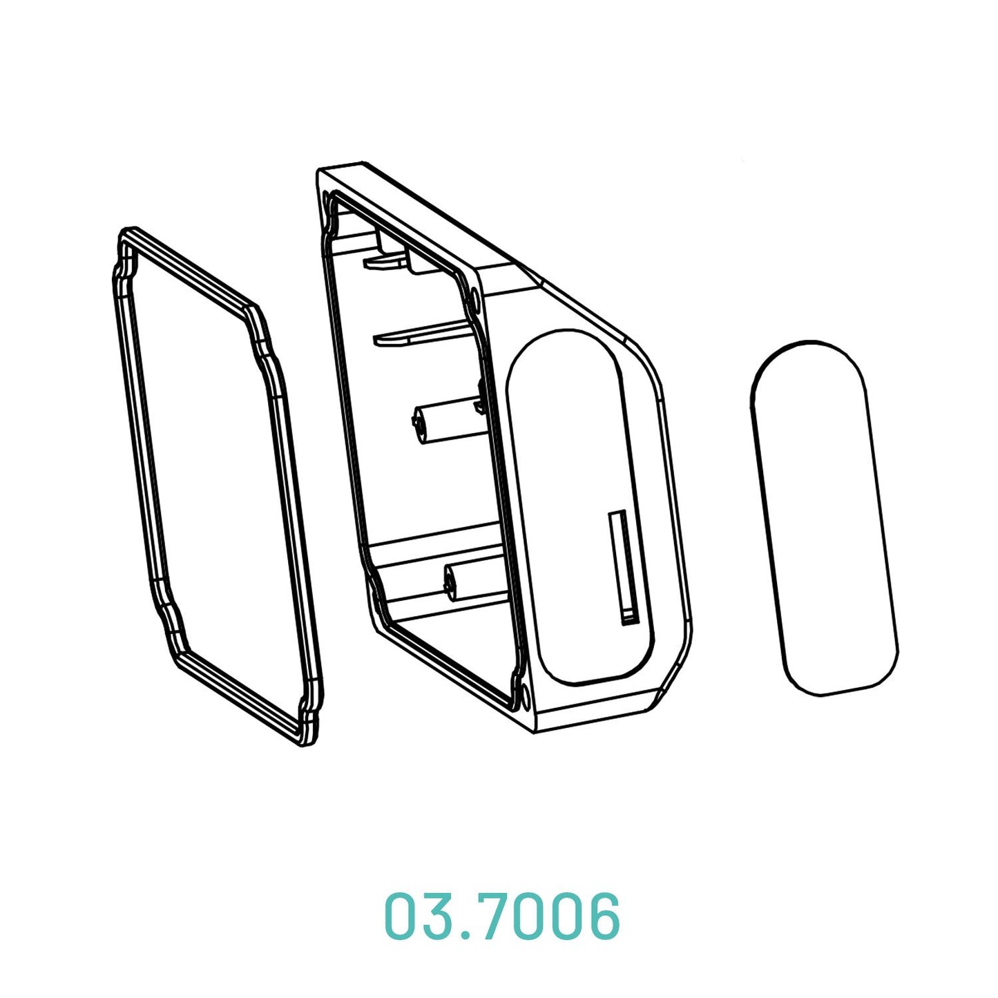 Scangrip 03.7006 - Recambio REAR COVER KIT