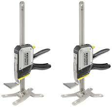 STANLEY FATMAX TradeLift Herramienta multifunción de elevación (hasta 150 kg), nivelación (ajustes de 2,5 mm), sujeción (hasta 150 kg) y extensión (hasta 220 mm) (paquete doble), FMHT83552-1