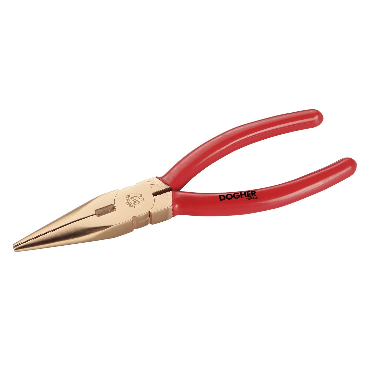 Dogher 10208-200 - Alicate Boca Semirredc/Corte Cu-Be 200Mm
