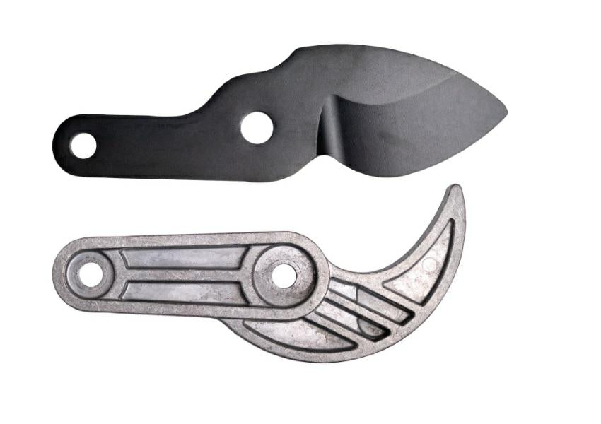 Fiskars Original Kit de cuchillas y pernos de repuesto para Fiskars PowerGear Tijeras de poda con yunque L77, Negro/Gris, 1026292
