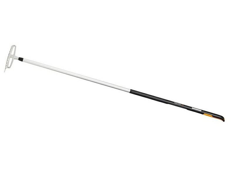 Fiskars Rastrillo para rosas, 10 púas, Negro/Naranja, Aluminio/Plástico, S, Xact, 1027038