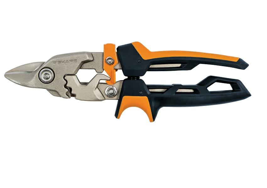 Fiskars Tijeras cortachapas Bulldog PowerGear, 23,2 cm, Negro/Naranja, 1027212