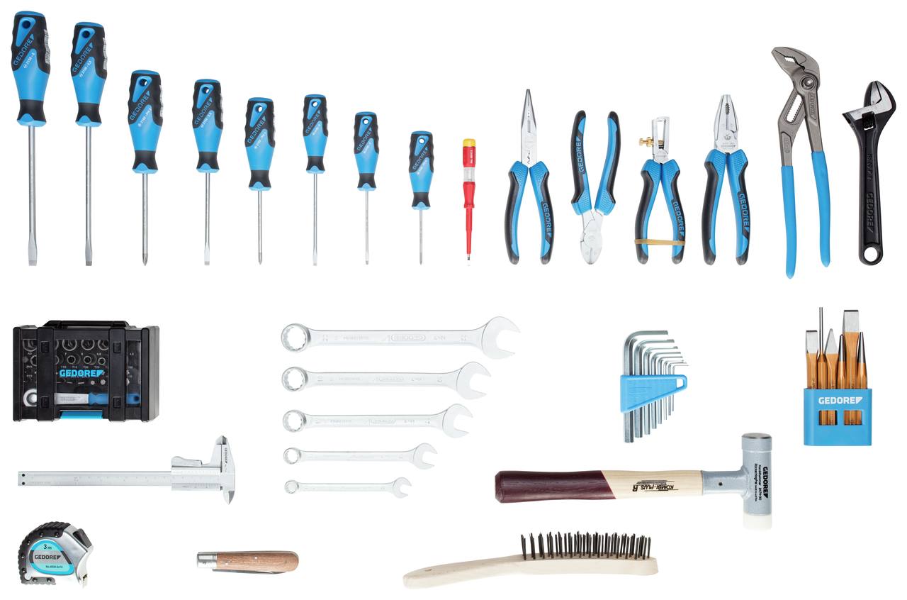 GEDORE 1041-001 - Suitcase with 74-piece assortment