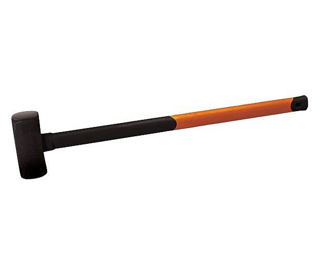 Fiskars Maza 3kg L, Peso total: 3.9 kg, Acero al carbono (forjado), Negro/Naranja, 1001619