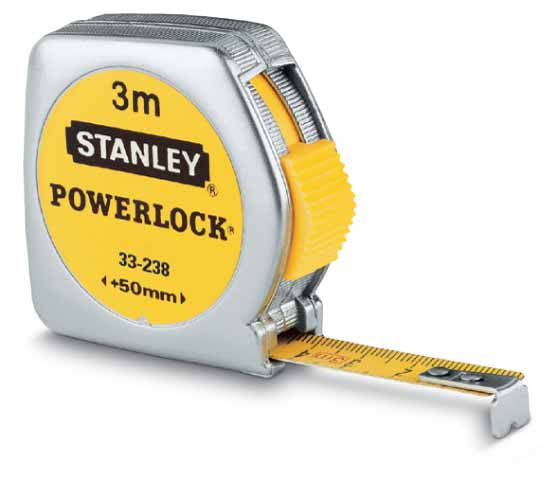 STANLEY 1-33-218 - Flexometro Powerlock Classic 3m x 12,7mm