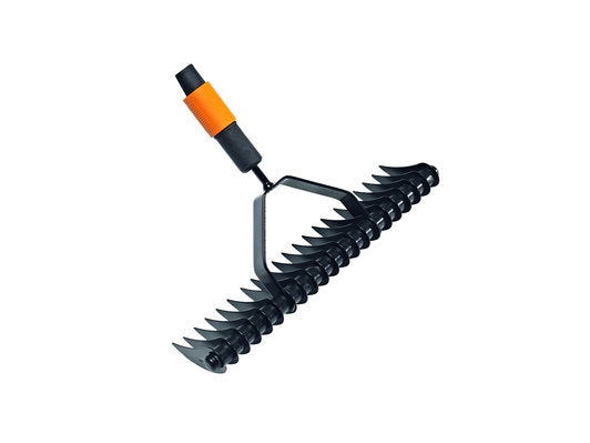 Fiskars Rastrillo aireador, Largo: 37 cm, Negro/Naranja, 1000655