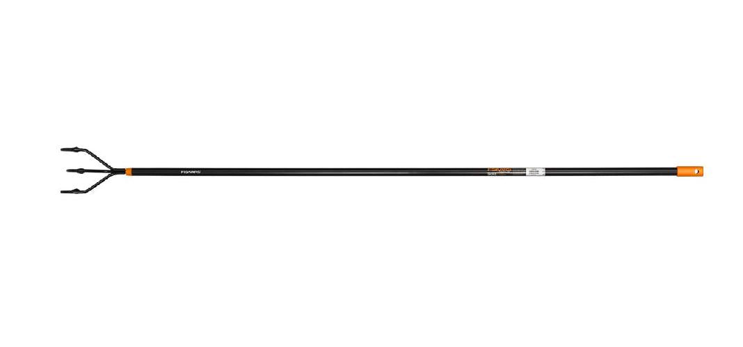 Fiskars Solid Cultivador, Para una preparación y cuidado óptimo del terreno, Longitud: 164 cm, Ancho: 12 cm, Negro/Naranja, 1016034