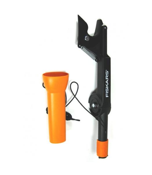 Fiskars Podadera con yunque QuikFit para madera seca, Ø de corte: 3,2 cm, Negro/Naranja, 1001410