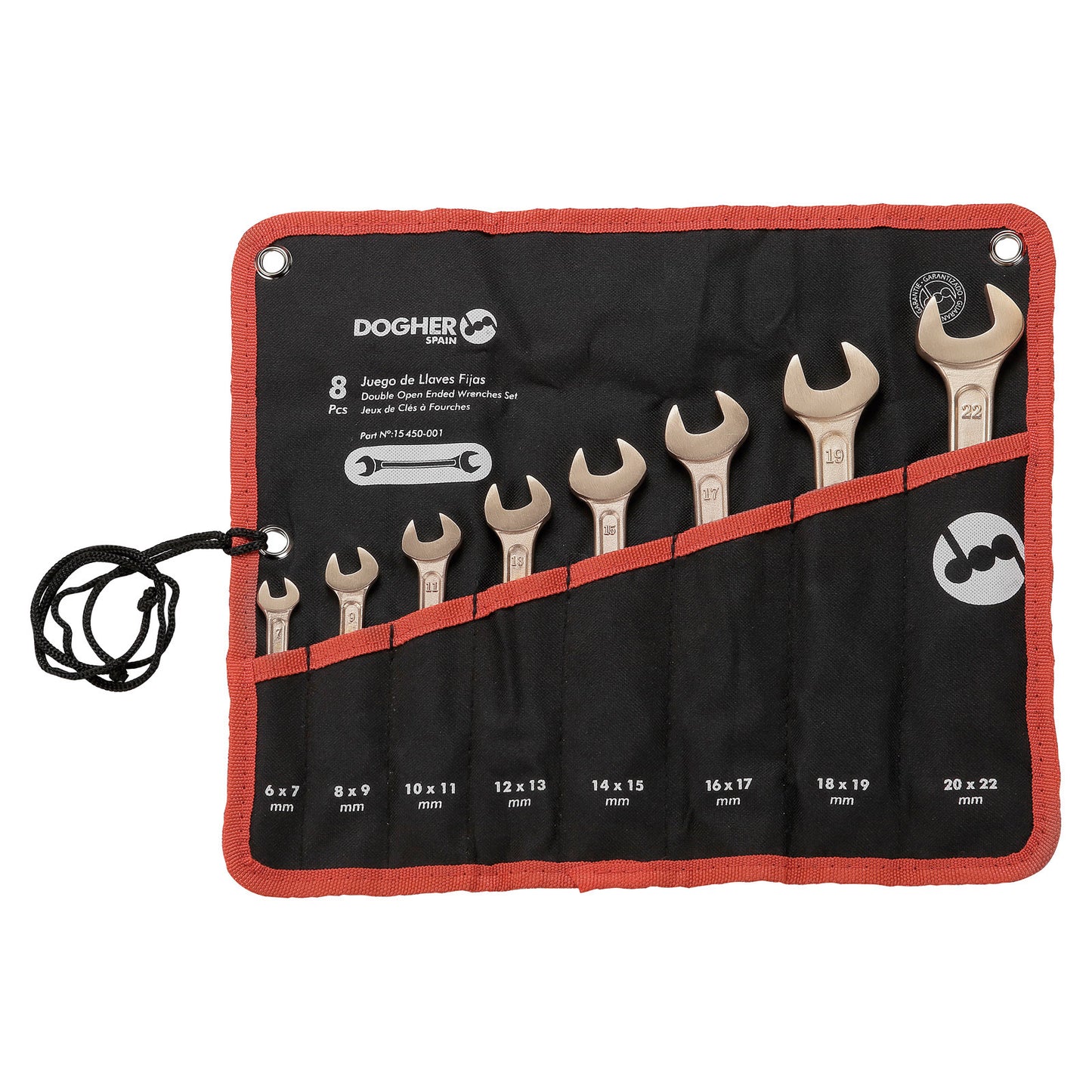 Dogher 15450-001 - Bolsa 8 Llaves Doble Boca Abierta Al-Br
