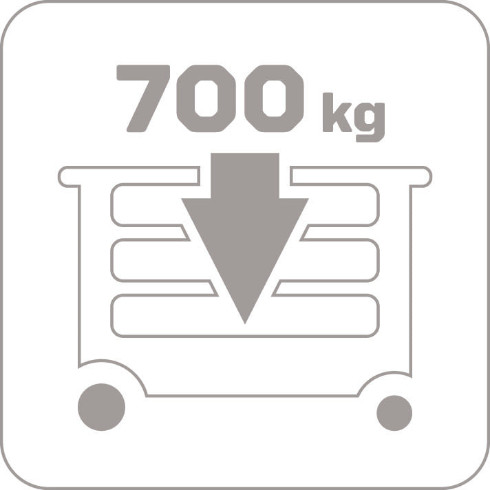 GEDORE BR 1504 0511 LH - Mobile workbench with panel