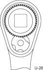 19 V20U-20 - Juego de Vasos Hex 1/4" + 1/2" (1550691) - Ferrotecnia