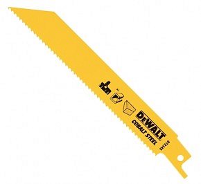 DeWalt DT2353-QZ - Hoja de sierra sable bi-metal, longitud de 203 mm, paso de diente de 1,8 mm, para cortes en metal y metales no ferrosos, chapa metálica, tuberías y perfiles