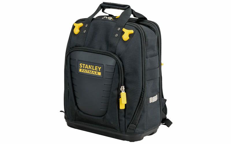 STANLEY FATMAX Mochila de acceso fácil, para herramientas, duradera y espaciosa, compartimento para portátil, múltiples bolsillos, base impermeable, 48x34x19 cm, FMST1-80144