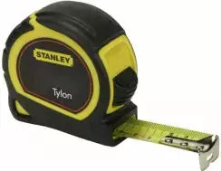 STANLEY Flexómetro Tylon de 3 m, Cinta Métrica, Cinta de Acero Resistente, Revestimiento Duradero Tylon (aumenta en 50% durabilidad), Diseño Compacto Ergonómico, 0-30-687