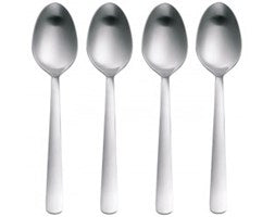 FISKARS Set de cucharillas, 4 Unidades, Acero , Plata/Mate, Functional Form, 1002955