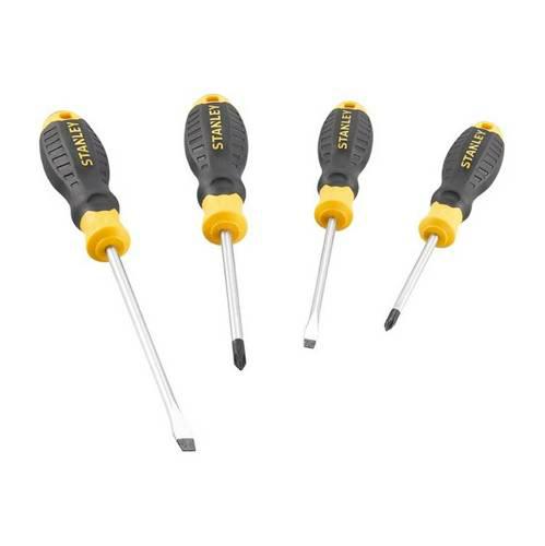 Juego de 4 destornilladores Cushion Grip: Plana y Phillips