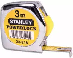 Stanley 0-33-218 - Flexómetro Powerlock cromado 3m x 12,7mm