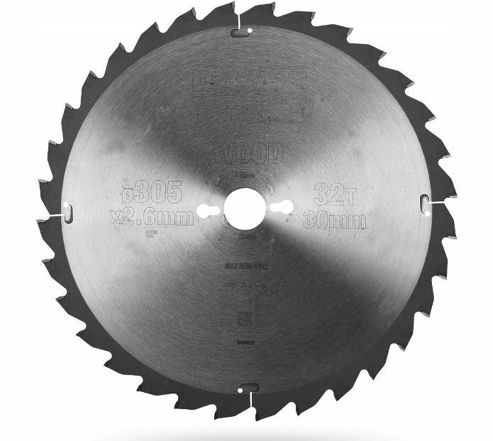DeWalt DT4210-QZ - Hoja para sierra circular estacionaria 305x30mm 32D ATB -5º