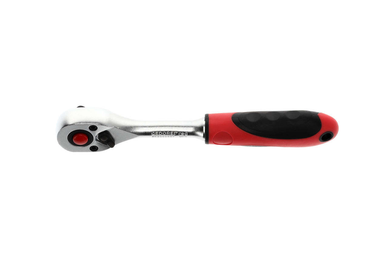 Clé à cliquet réversible GEDORE rouge R40000027 - 1/4" avec poignée à 2 composants