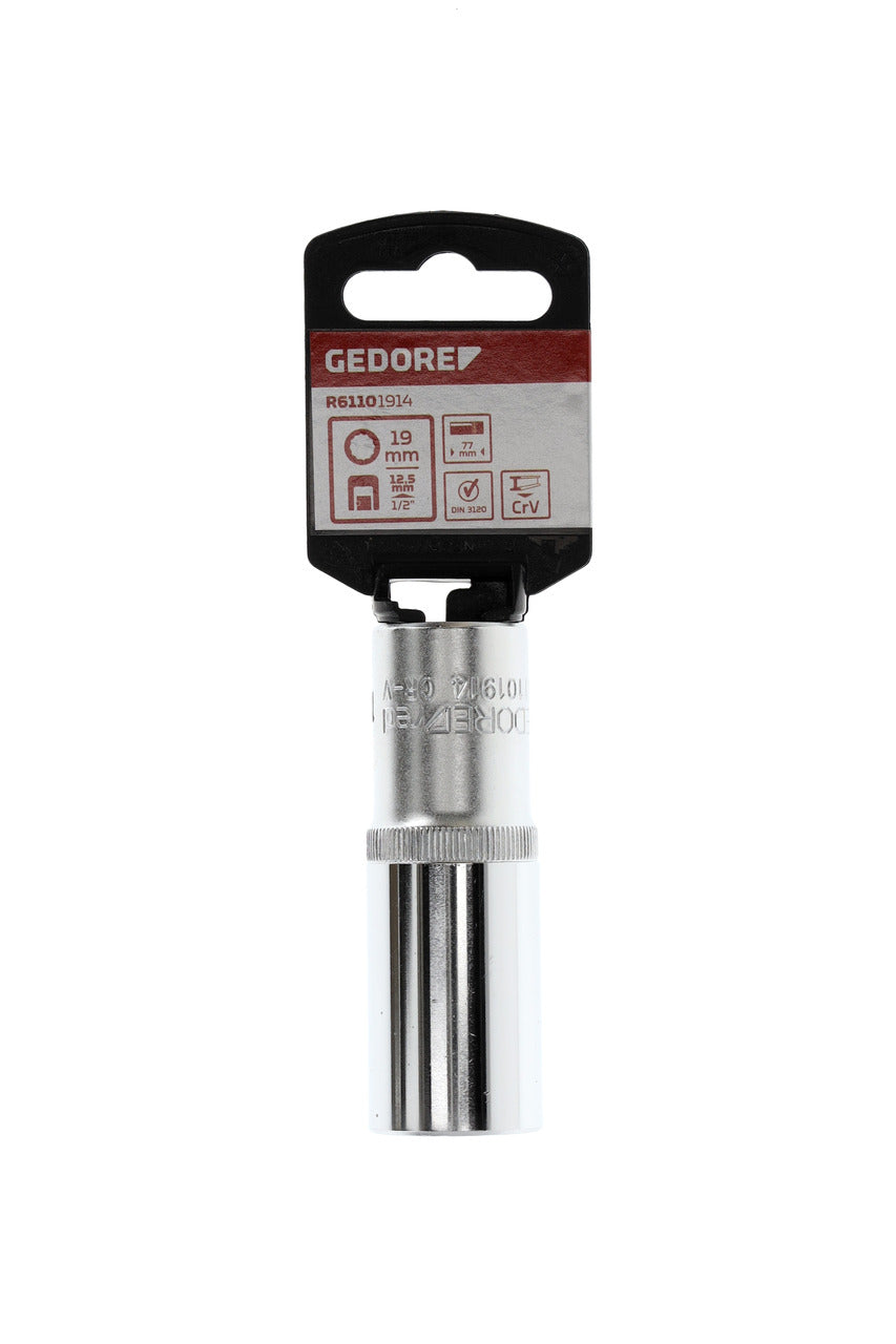 R61101914 - Vaso 1/2", bi-hexagonal, 19 mm L=77 mm