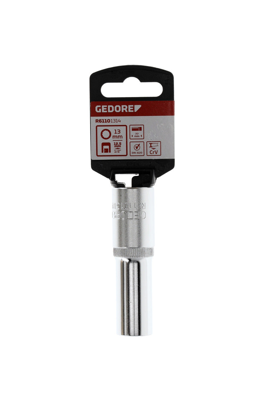 R61101314 - Vaso 1/2", bi-hexagonal, 13 mm L=77 mm