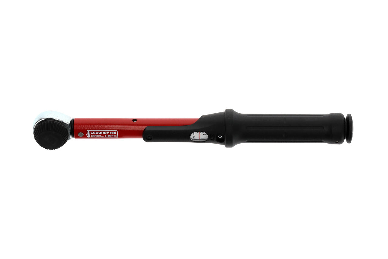 Llave dinamométrica de 1/4" 5-25 N.m.
