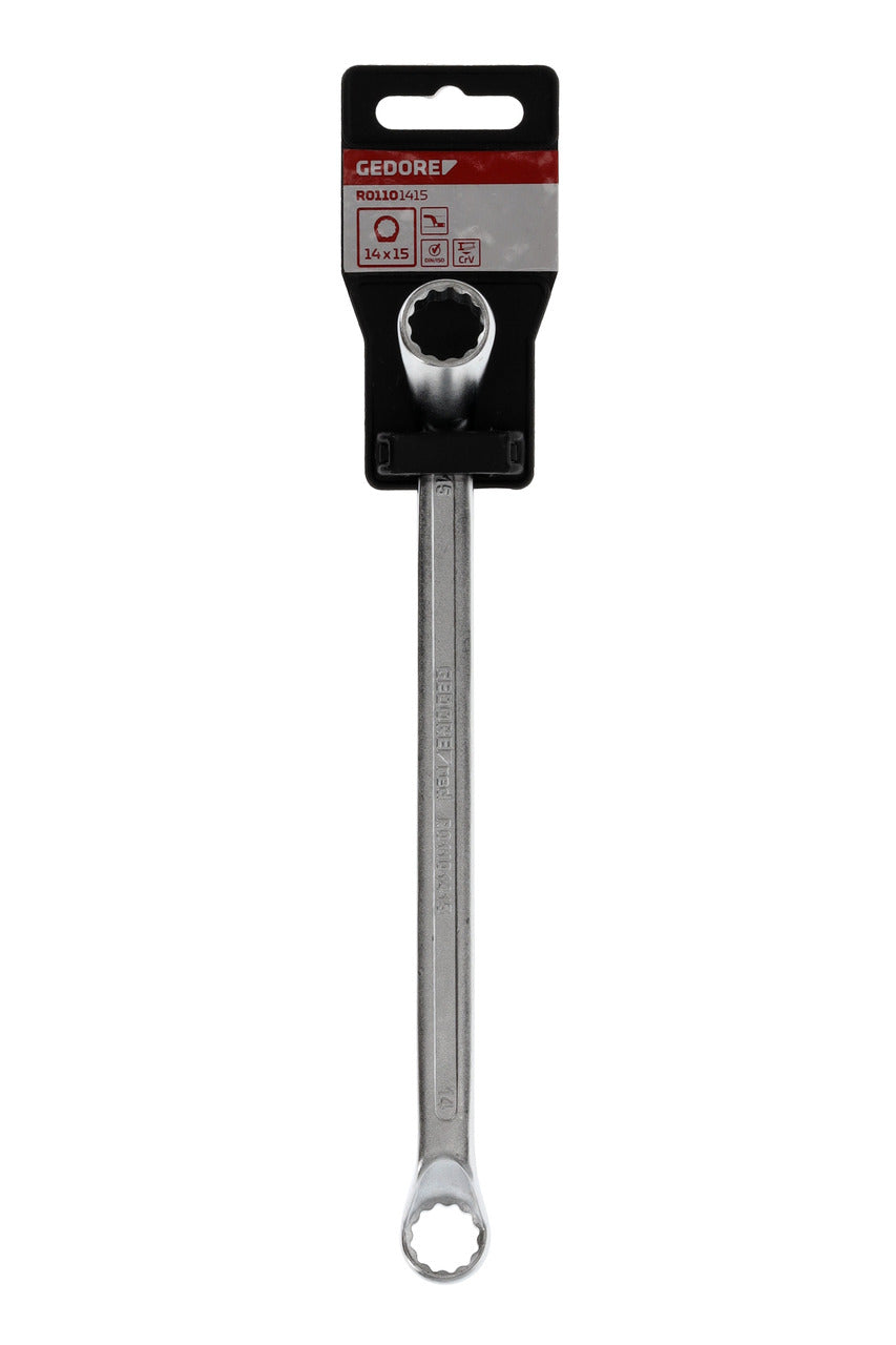 R01101415 - Llave estrella acodada 14x15 mm L=225 mm