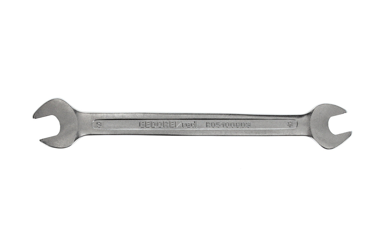 Clé plate double GEDORE rouge R05100809 - 8 x 9 mm L = 140 mm