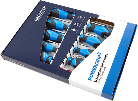 GEDORE 2150-2160 PH-010 - Set of 10 Flat+PH Screwdrivers