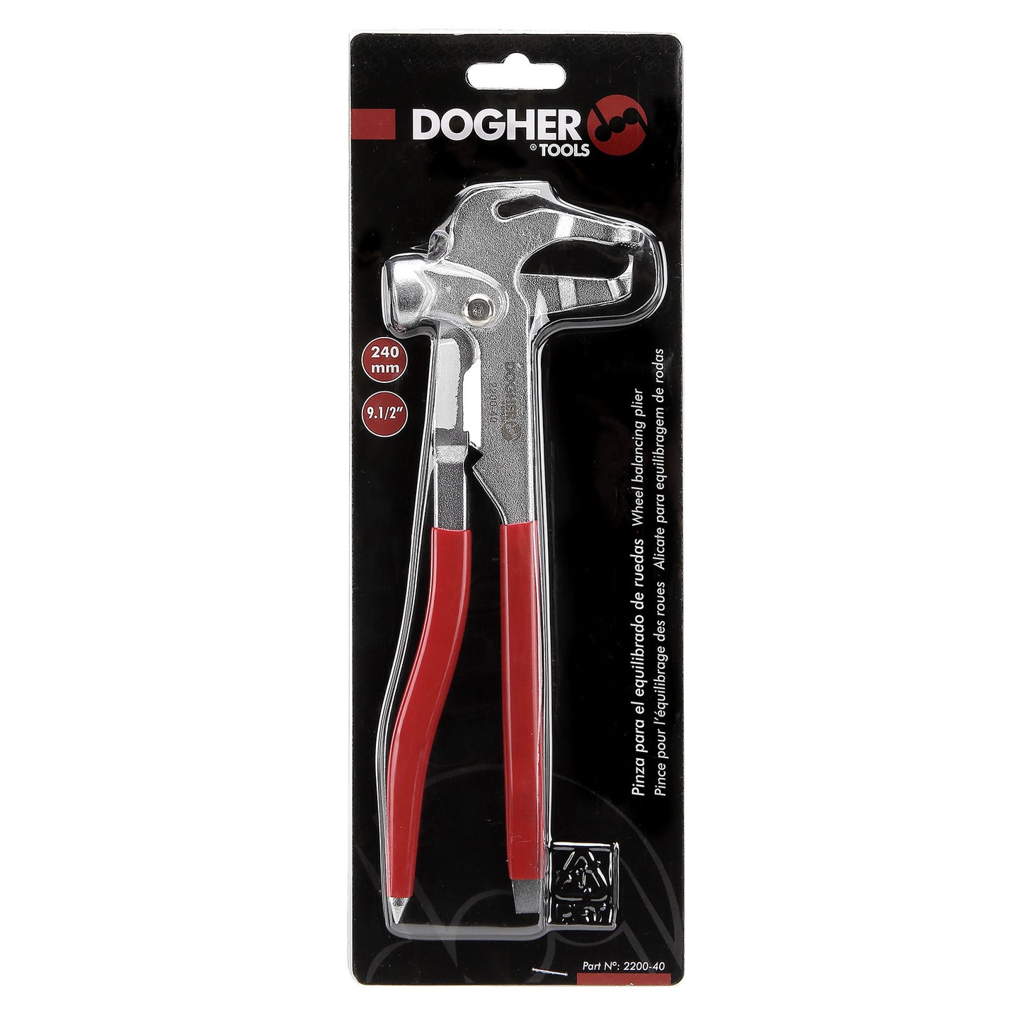 Dogher 2200-40 - Pinza para el equilibrado de ruedas 240mm
