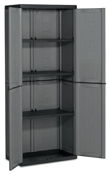 Kis Armario Jolly High Gris, 39P. x 68W x 166H cm
