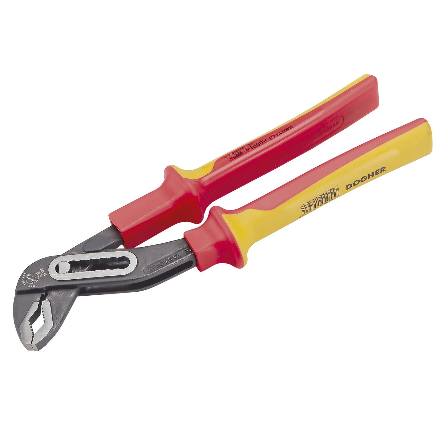 Dogher 258-240 - Tenacilla de Canal Aislada VDE 1000V 240mm