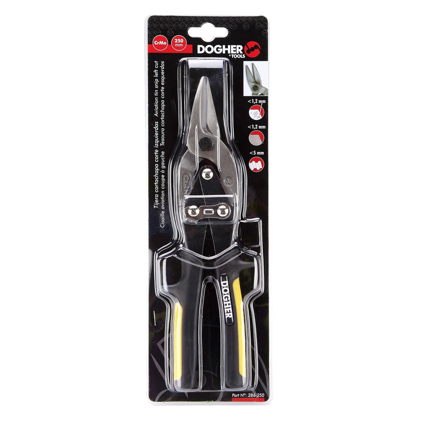 Dogher 285-250 - Tijera Corta chapa Corte Recto 250mm