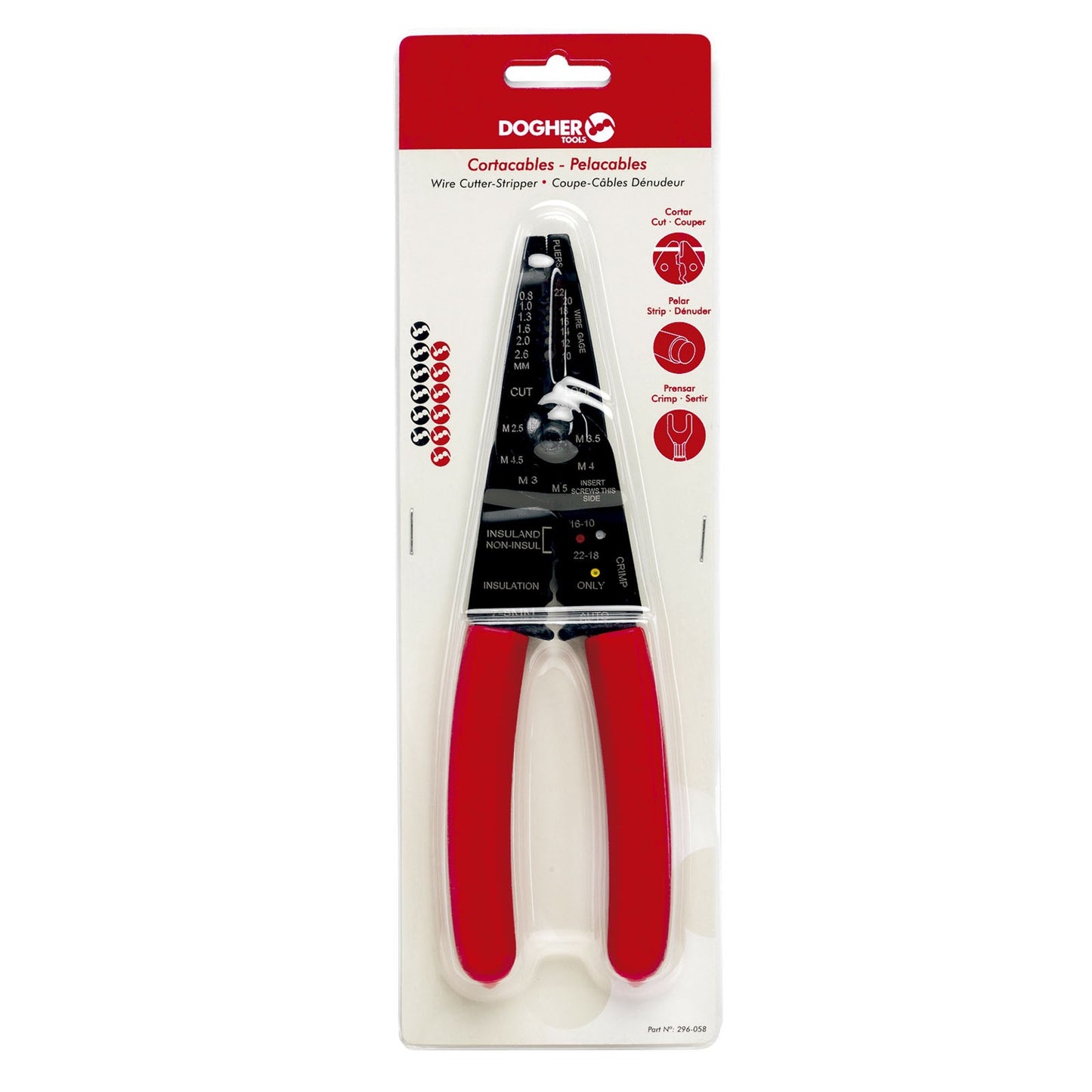 Dogher 296-058 - Corta-cables - Pela-cables 200mm