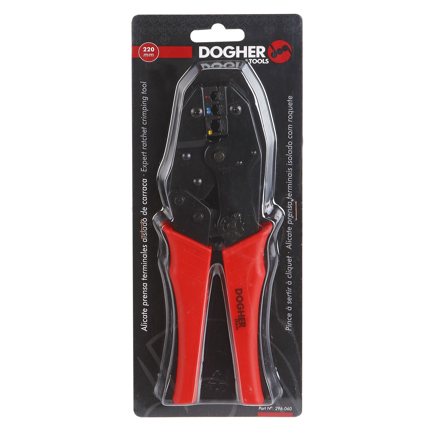 Dogher 296-075 - Crimpadora para Terminales de Conexión Solar Easy Crimping 230mm