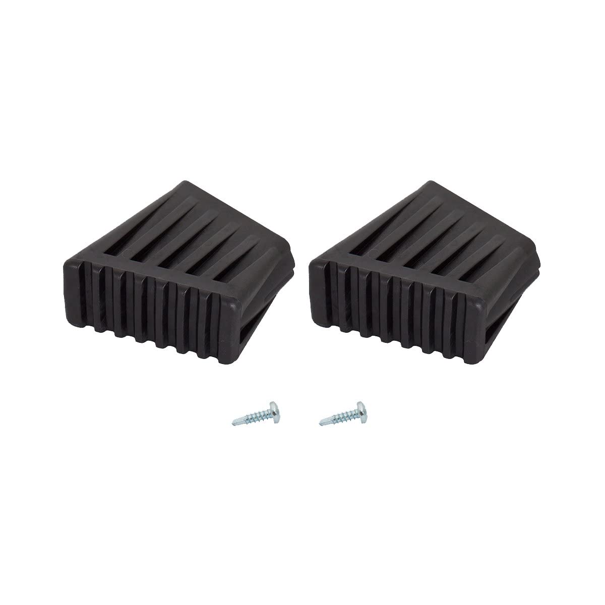 Krause 212528 - Pies de repuesto para escaleras Secury, Sepuro y Securo 40x20 mm (Lote de 2 uds)