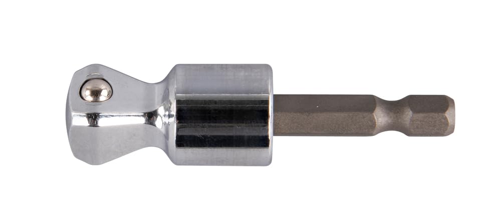 Makita E-03436 - Adaptador articulado 1/4" hexagonal a 1/2" cuadrado, 50 mm, Impact Premier