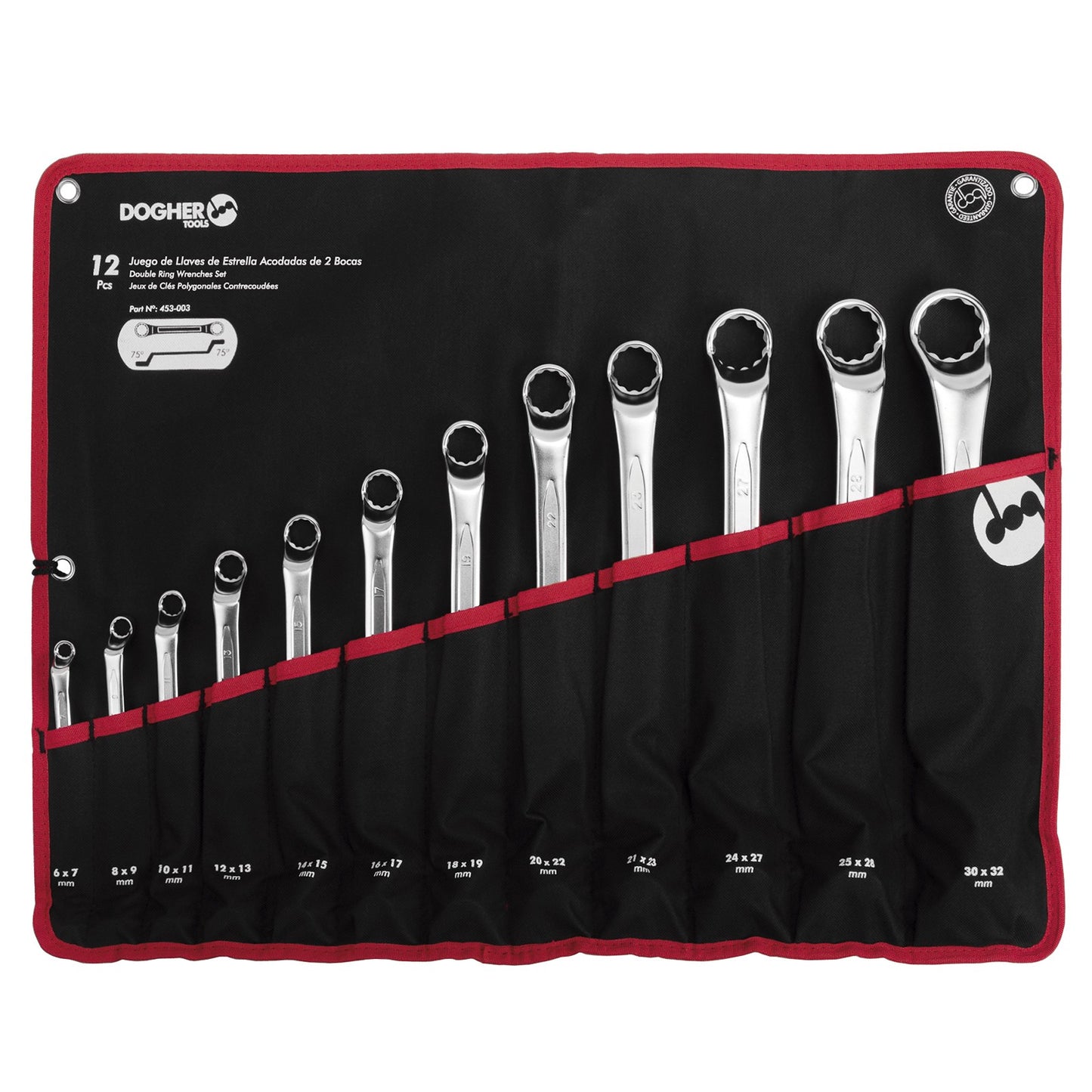 Dogher 453-003 - Bolsa Nylon 12 Llaves Estrella Acod. 75º