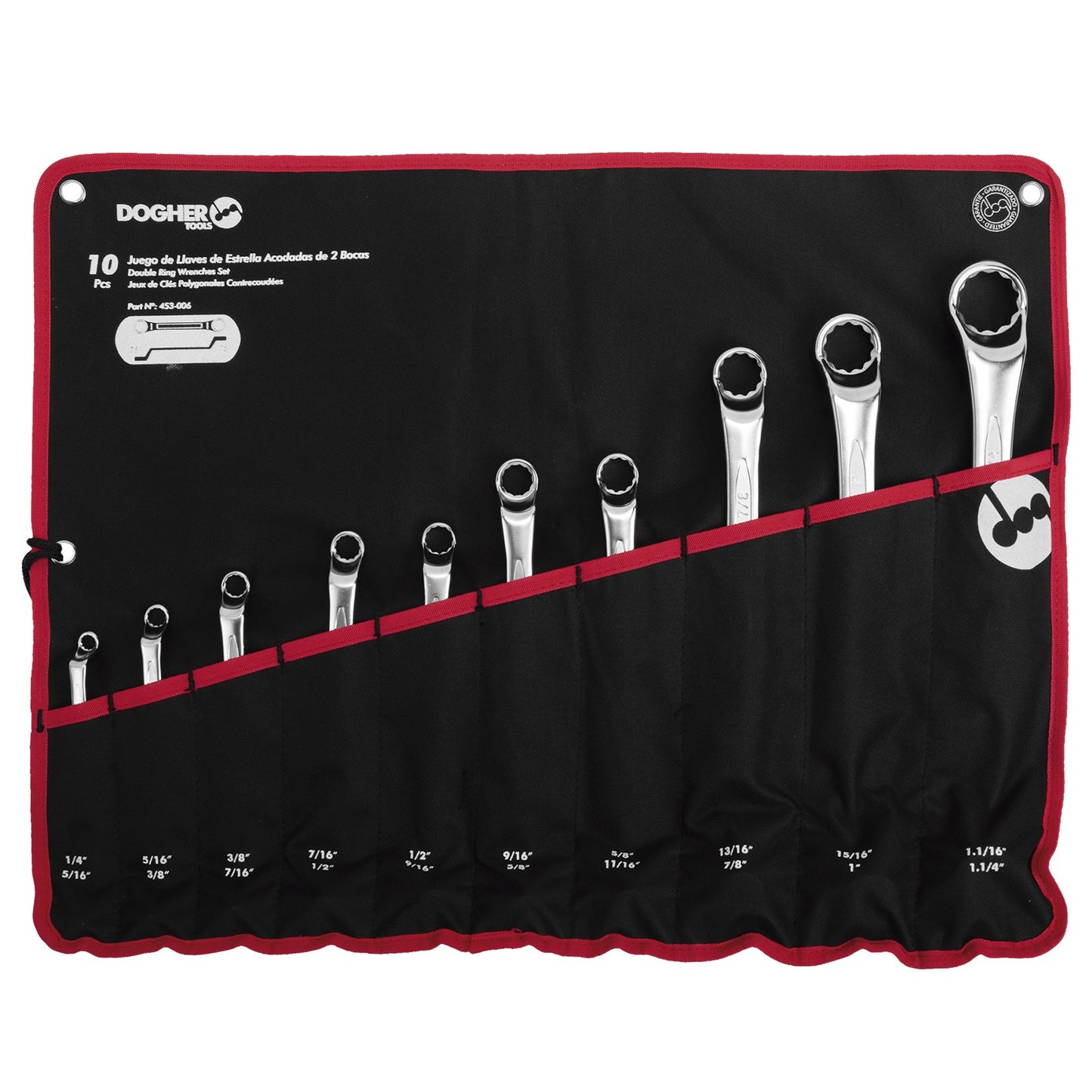 Dogher 453-006 - Bolsa 10 Llaves Estrella Acodada 75º Sae