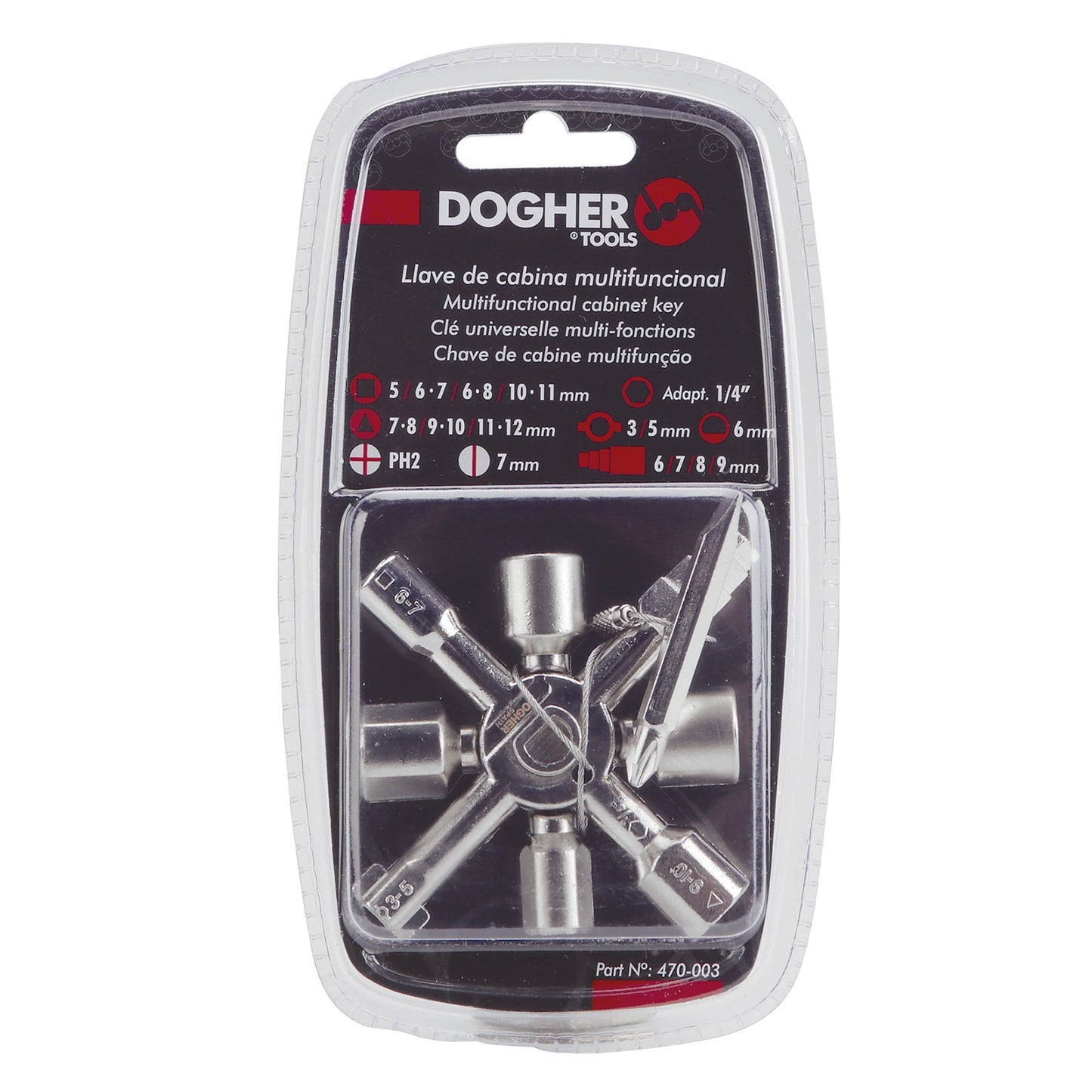Dogher 470-003 - Llave De Cabina Universal