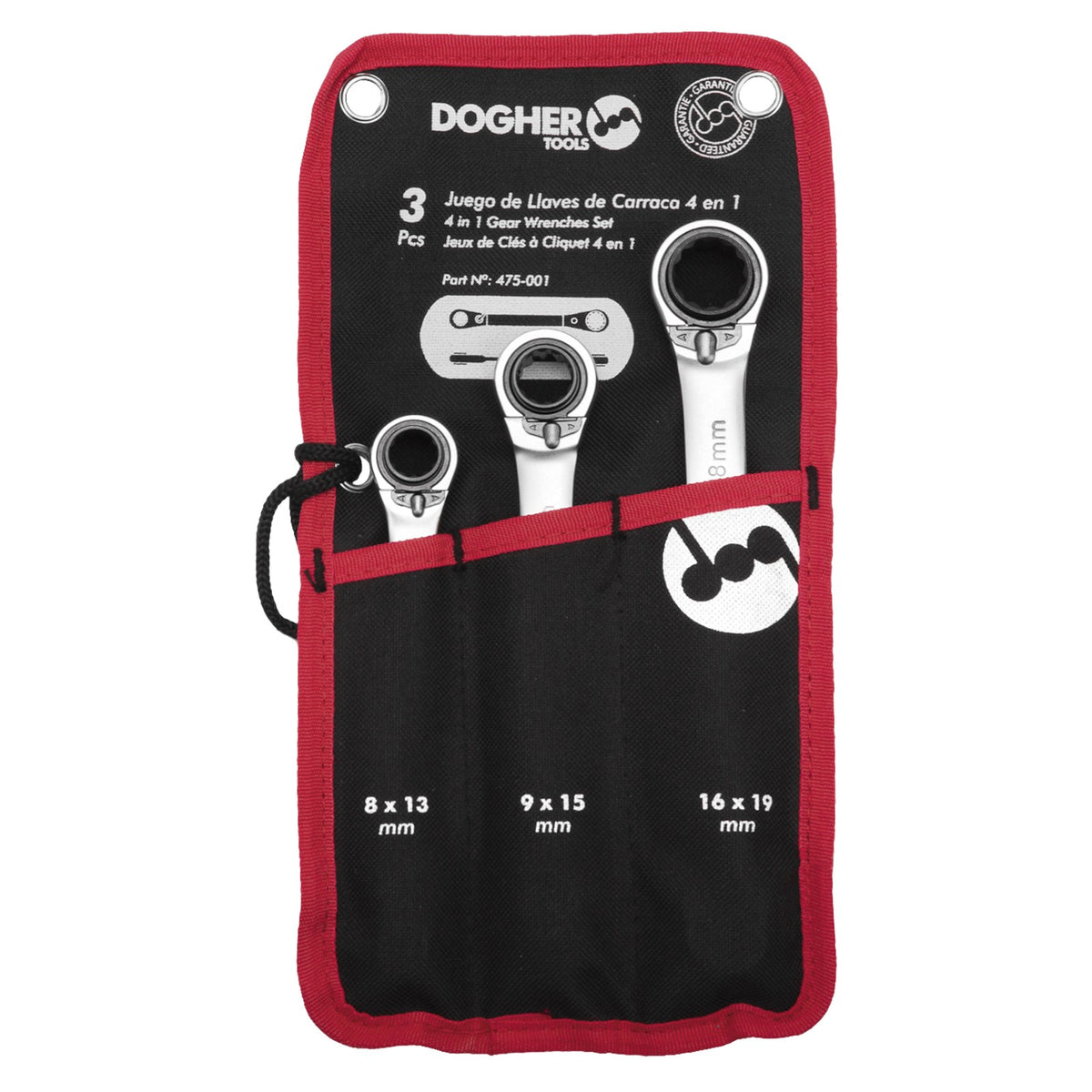 Dogher 475-001V - Bolsa De Nylon 3Pzas Vacia
