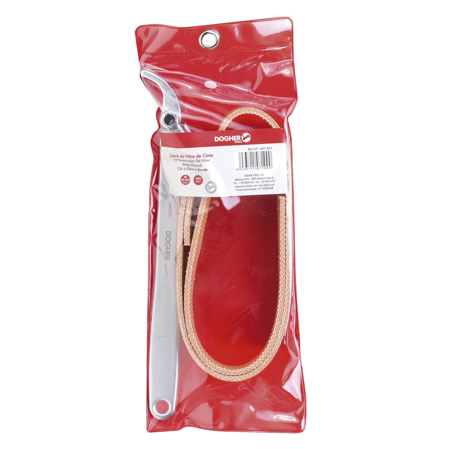 Dogher 481-021R - Respuesto Cinta Para Llave De Filt. 810M