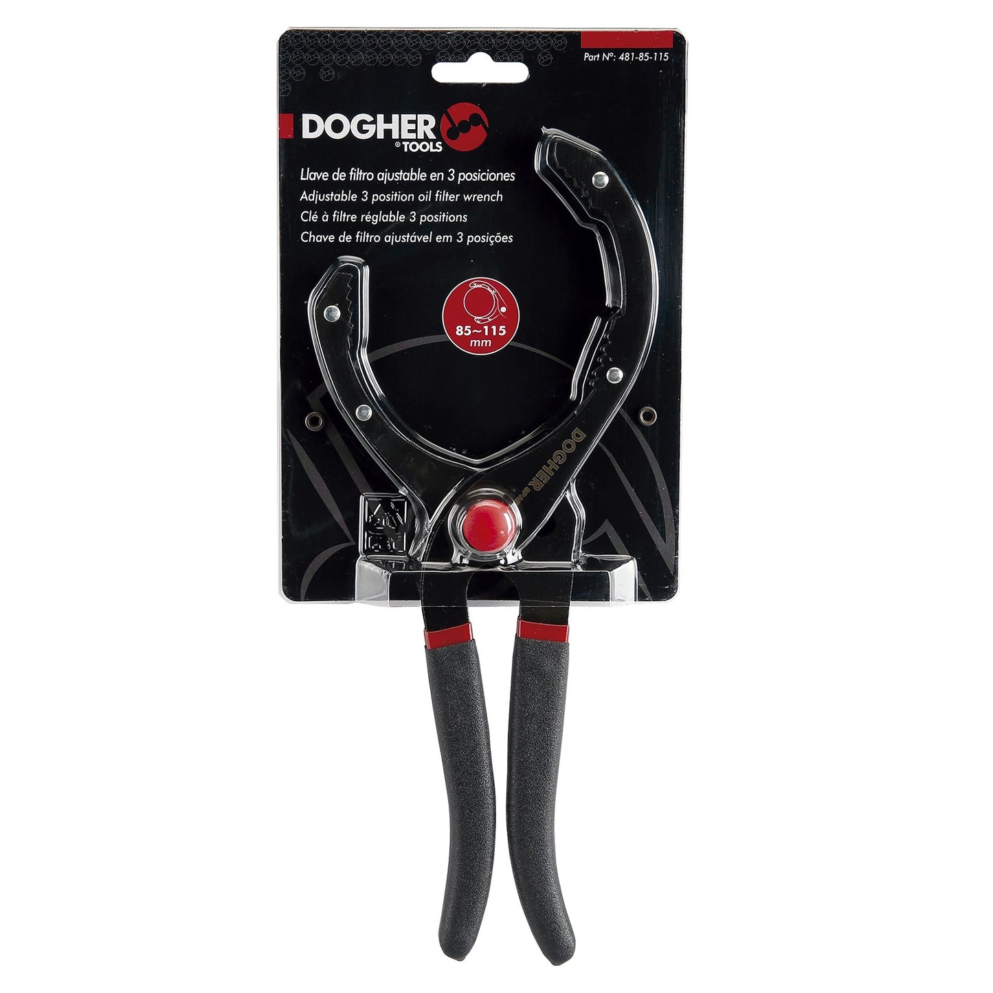 Dogher 481-85-115 - Llave De Filtro Autoajustable 85-115Mm