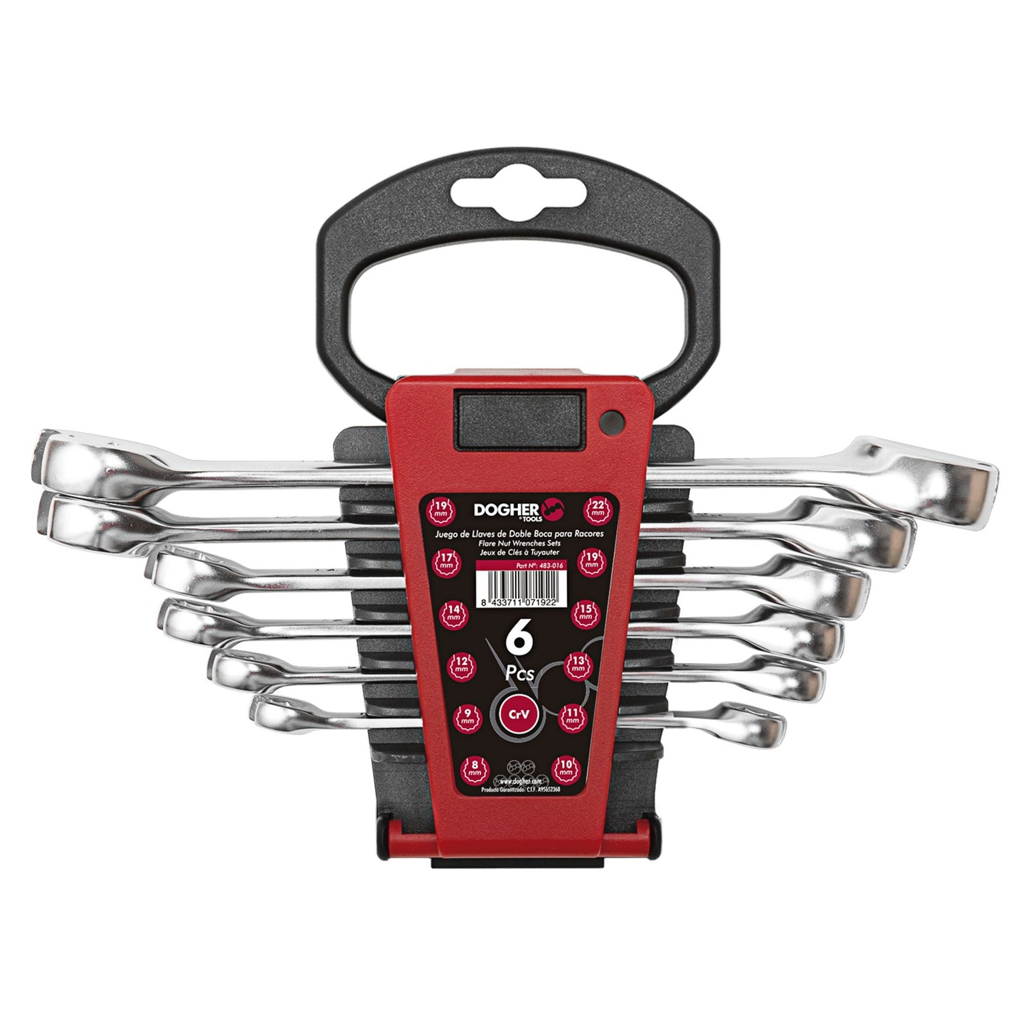 Dogher 483-016 - Juego Llave Racores 6 Piezas