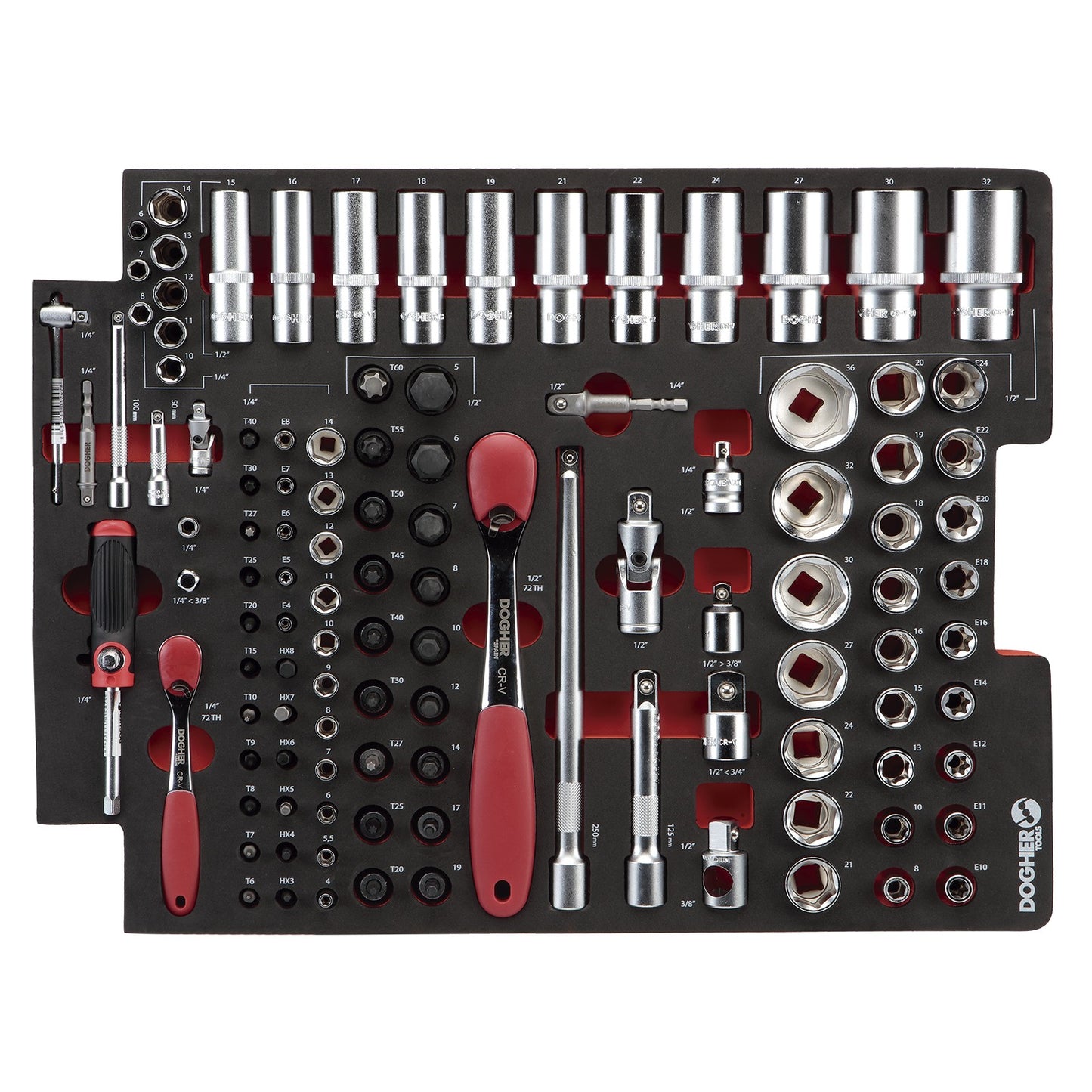 Dogher 500-080Gb - B.Comb.Gobox 113Pcs Vasos 1/4Y1/2
