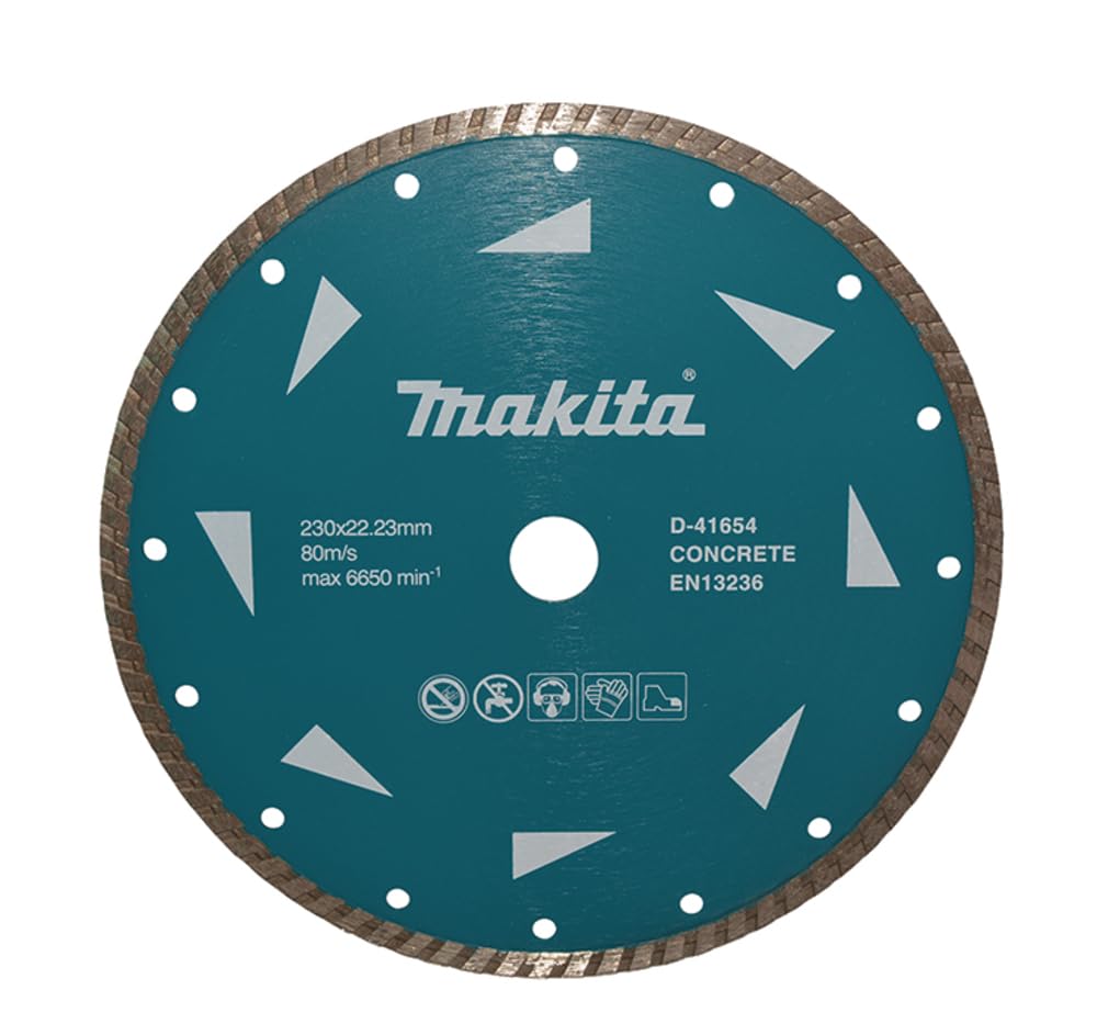 Makita D-41654 - Disco diamantado de corona continua, en seco, 230 x 22,23 mm